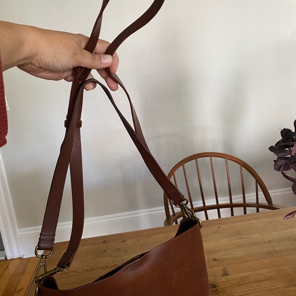 Madewell Brown Leather Shoulder Bag - Picture 2 of 3